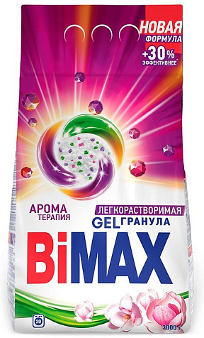 BiMax Порошок стиральный Автомат Ароматерапия 3кг купить в СОМ