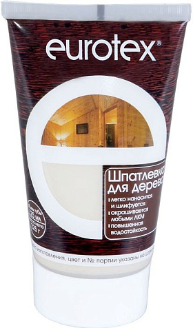 Шпатлевка по дереву Eurotex, бук, 0.225 кг купить в СОМ